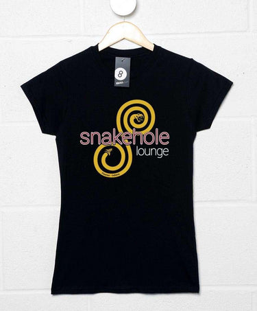 Snakehole Lounge Womens T-Shirt 8Ball